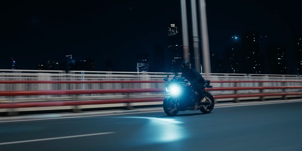 dji action nastavení kamery při jízdě motocyklu