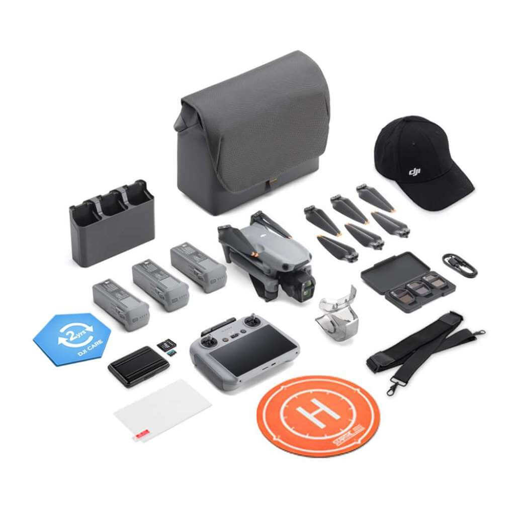 DJI Air 3S Fly More Combo (DJI RC 2) - Super Bundle 