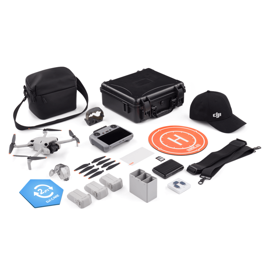 DJI Mini 4 Pro Fly More Combo (DJI RC 2) - Mega Bundle 