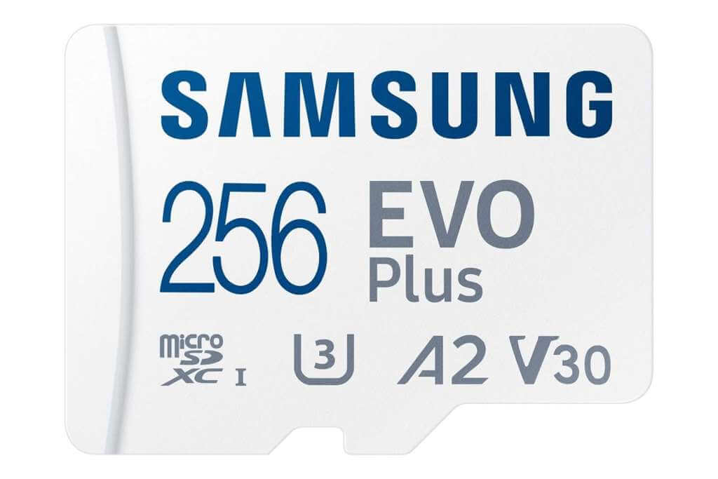 Samsung EVO Plus Micro SDXC 256GB Class 10 + SD adaptér 