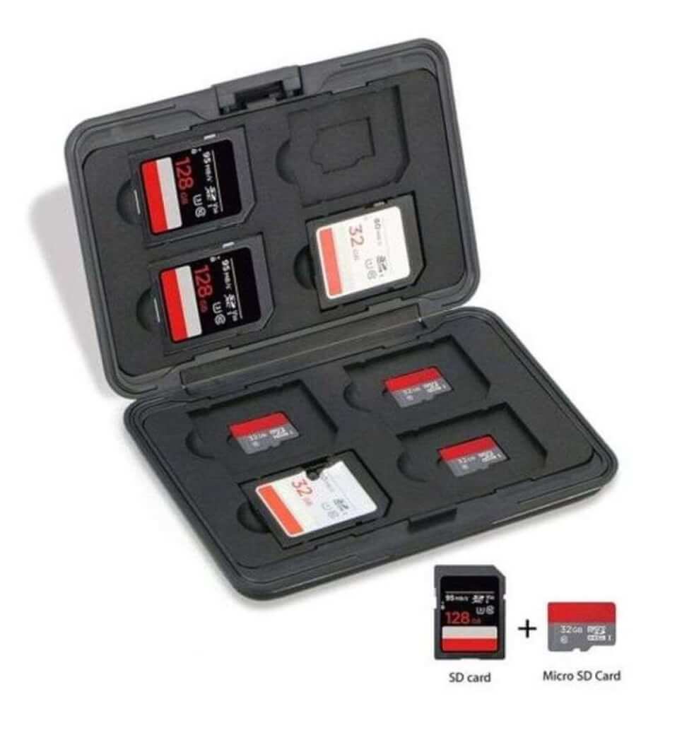 Voděodolné pouzdro na paměťové SD a Micro SD karty 