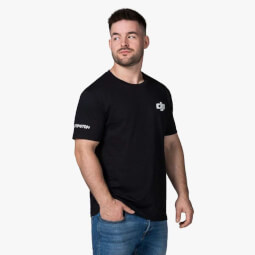 DJI Triko černé - logo - M 