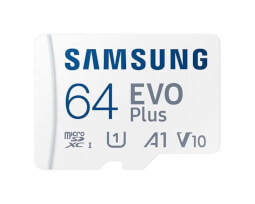 Samsung EVO Plus Micro SDXC 64GB Class 10 + SD adaptér 