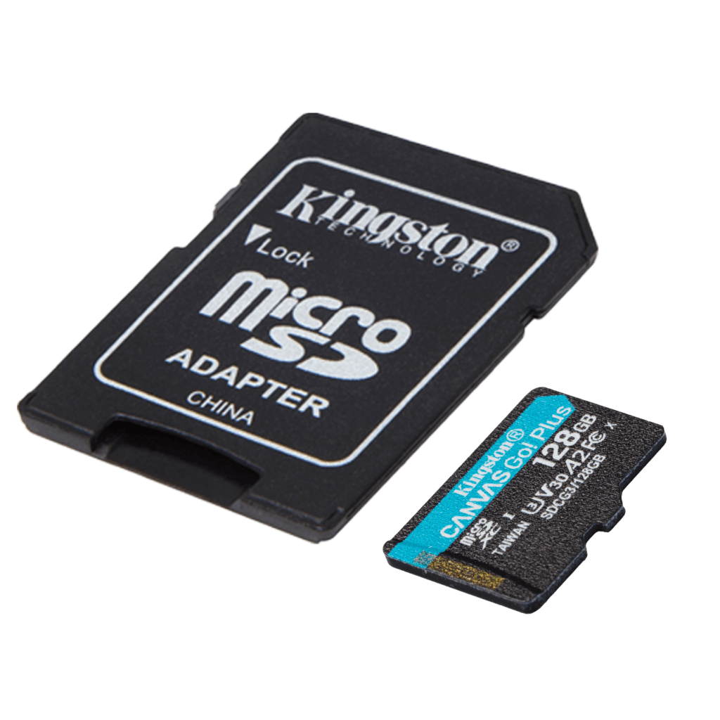 Kingston Canvas Go! Plus microSDXC 128GB + SD adaptér 