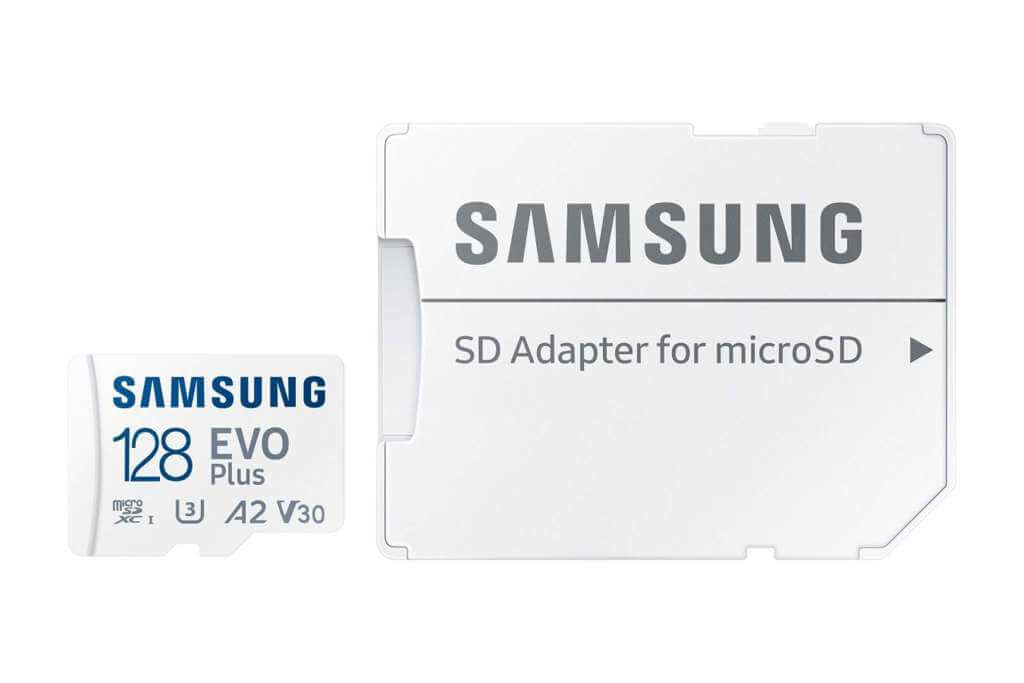 Samsung EVO Plus Micro SDXC 128GB Class 10 + SD adaptér 