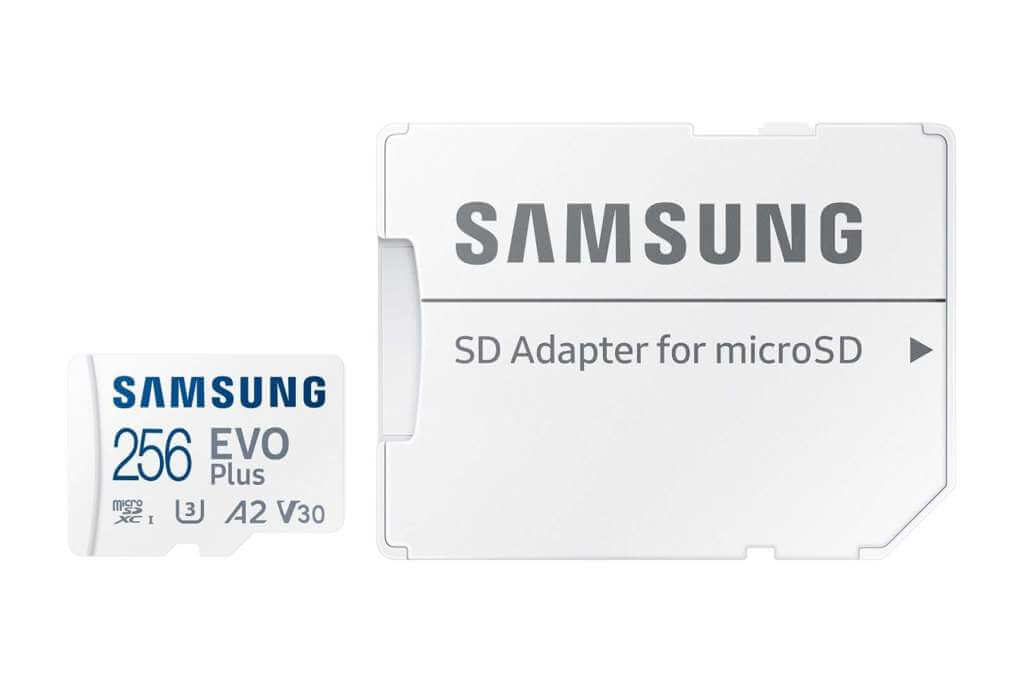 Samsung EVO Plus Micro SDXC 256GB Class 10 + SD adaptér 