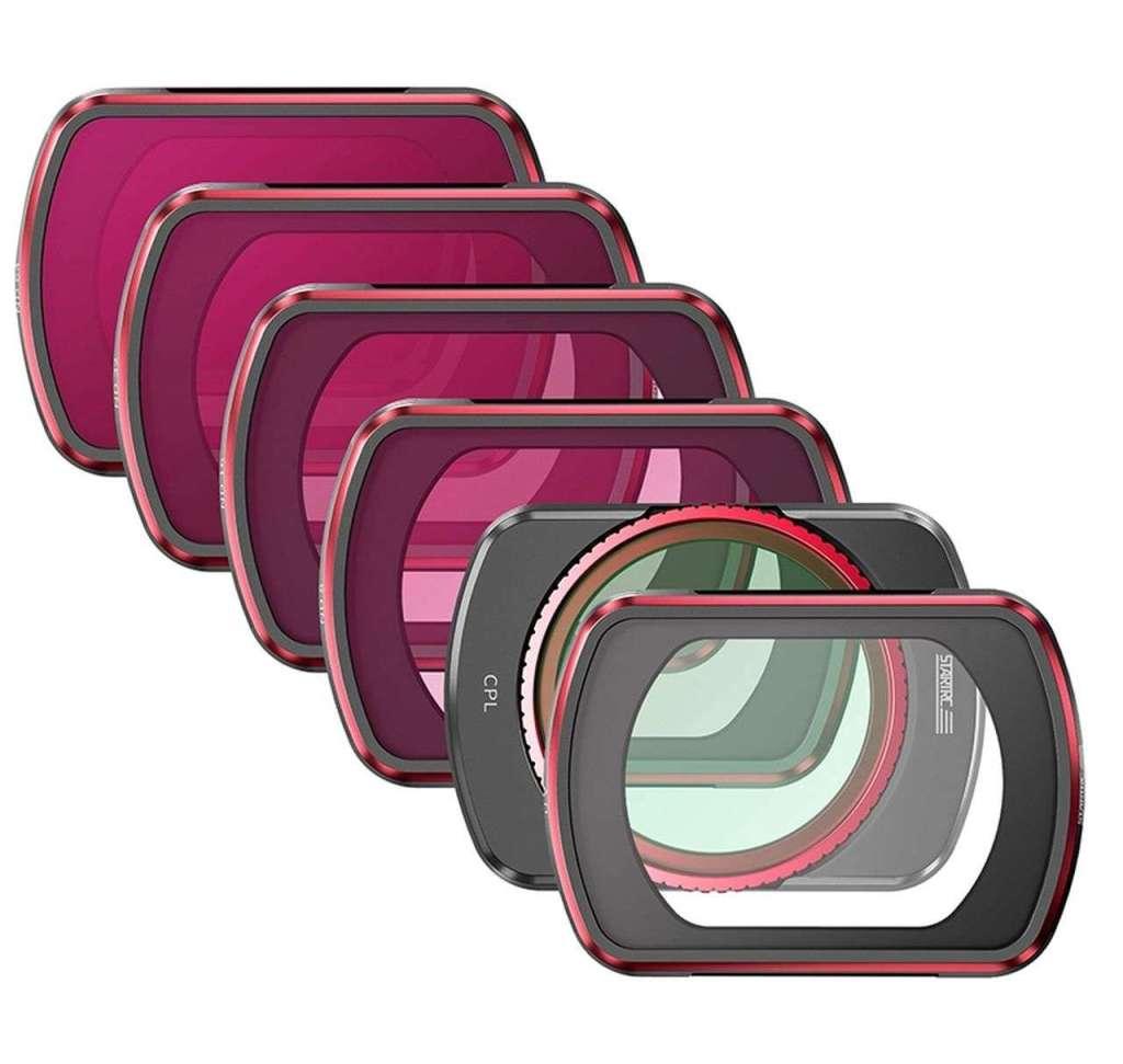 STARTRC Set ND filtrů na DJI Osmo Pocket 3 (CPL/ND8/ND16/ND32/ND64/ND256)